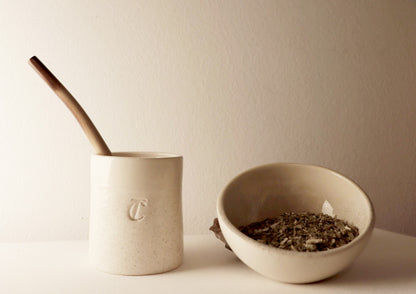 Mate desnudo + Bombilla de bambú